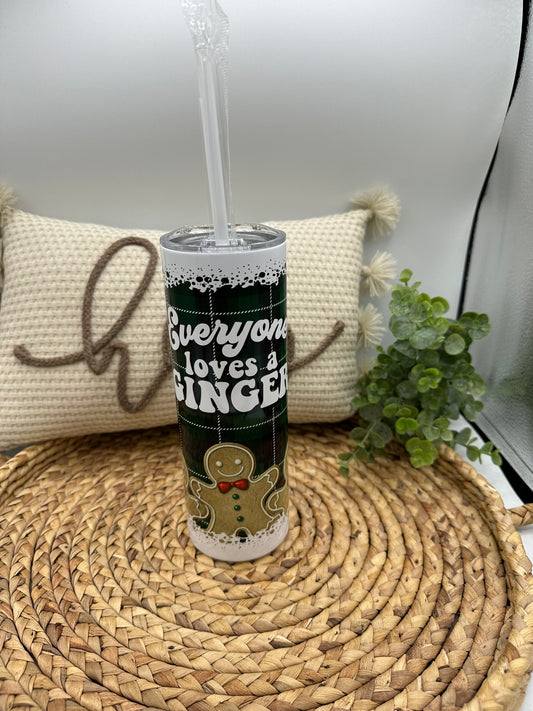 Christmas Ginger 20 oz Tumbler