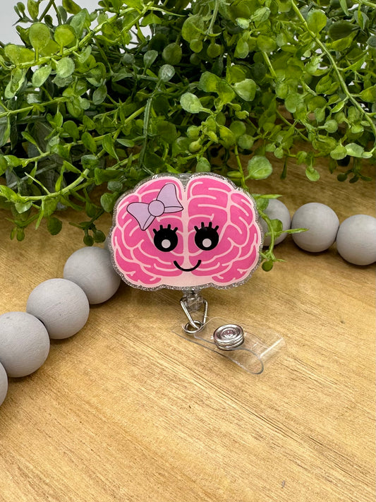 Brain retractable badge reel