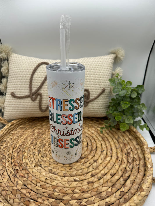 Christmas Obsessed 20 oz Tumbler