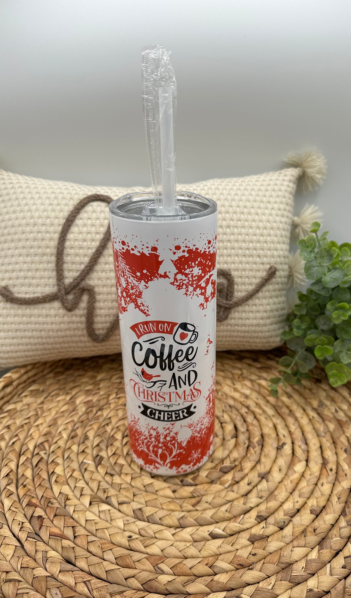 Coffee and Christmas cheer 20 oz Tumbler
