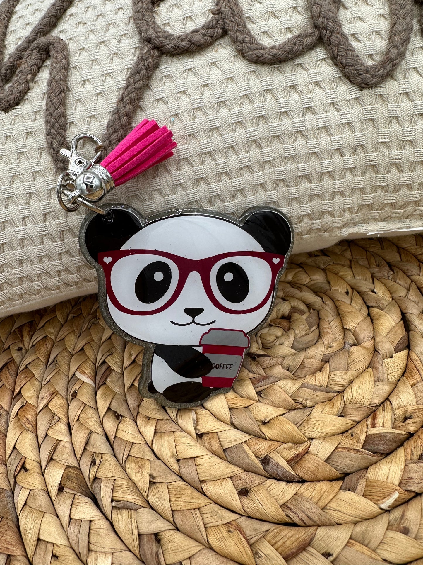 Panda acrylic Keychain