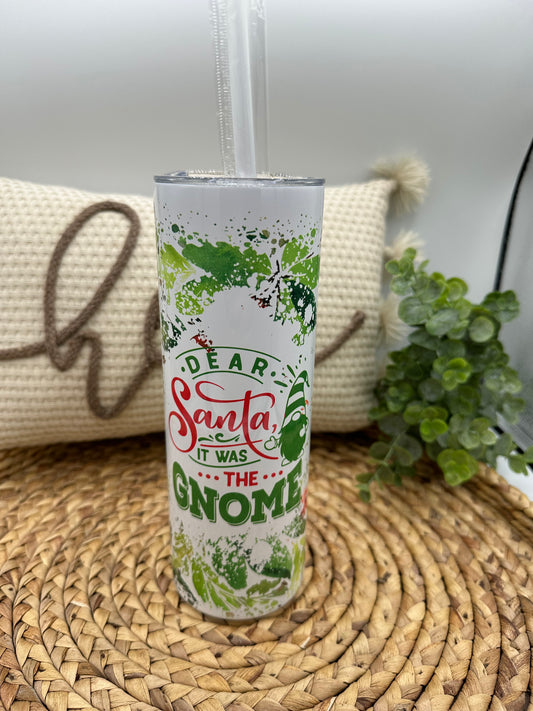 Christmas gnome 20 oz Tumbler