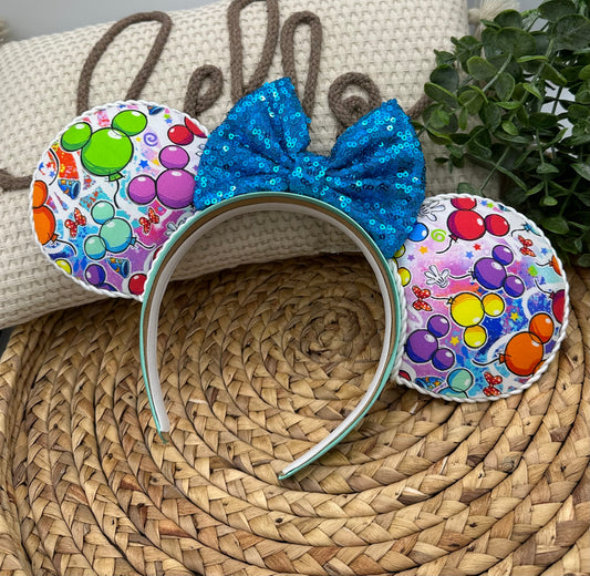 Shall we float all the way to the castle inspired mouse ears