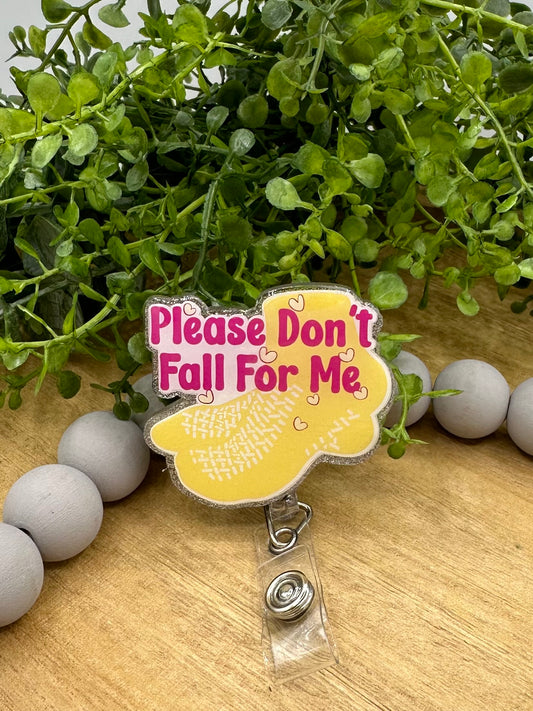 Hospital socks retractable badge reel