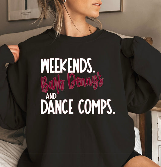 Barb Denny's comp sweatshirt