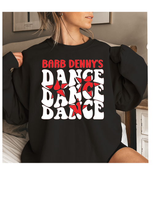 Barb Denny's with stars shirt