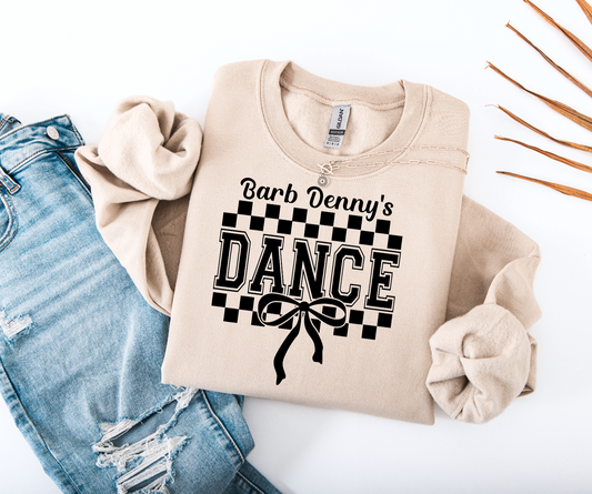 Barb Denny’s shirt w/ bow print