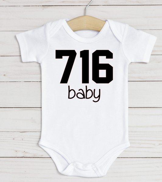 716 baby bodysuit, Buffalo NY