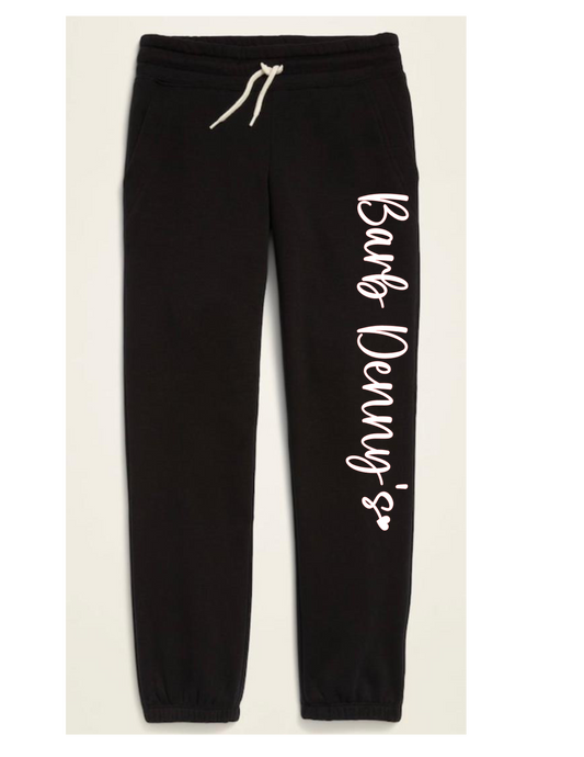 Barb Denny's joggers