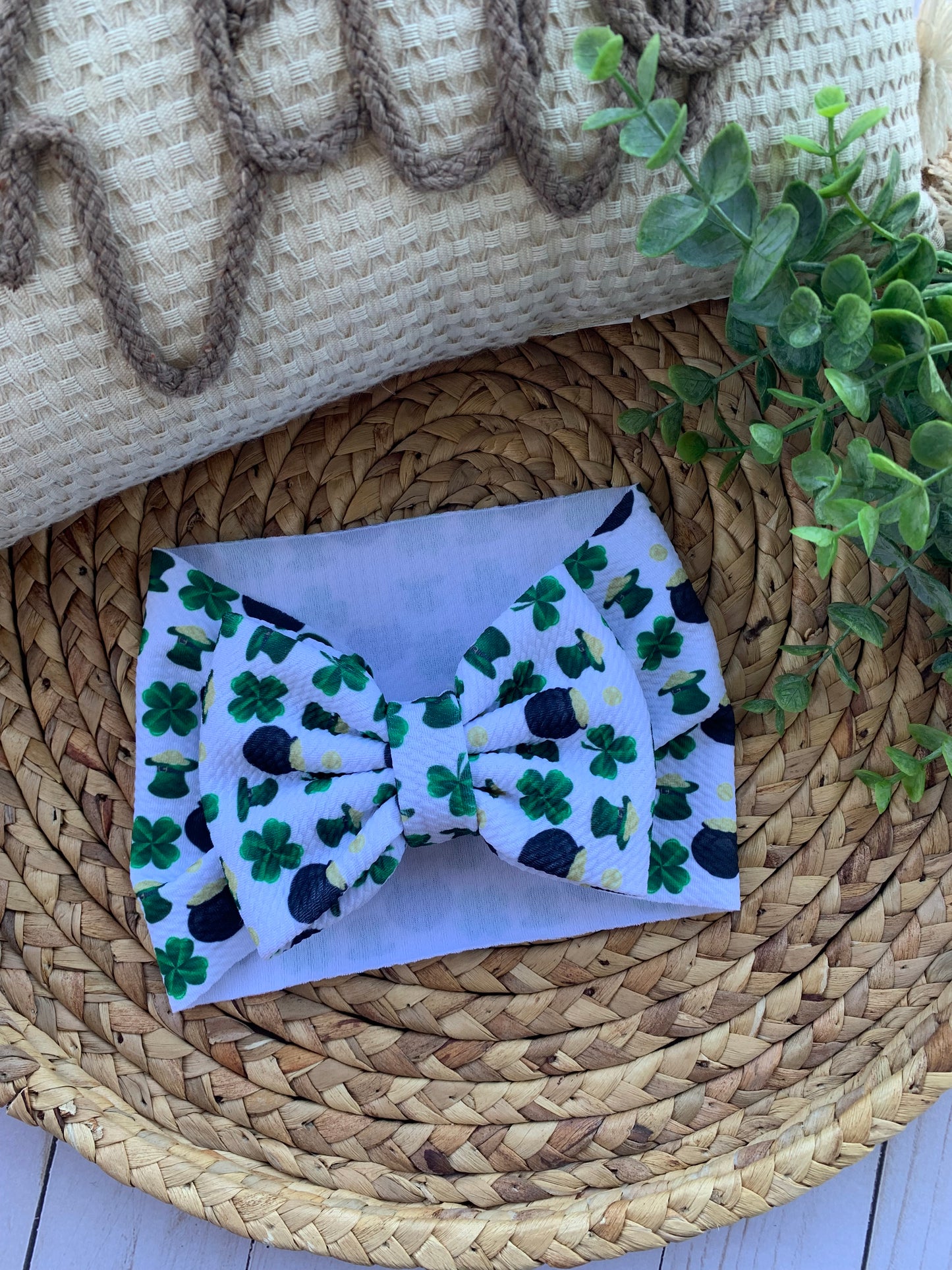 Luck of the Irish Baby Head Wrap
