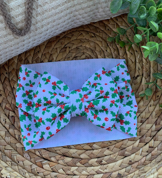 Mistletoe Baby Head Wrap
