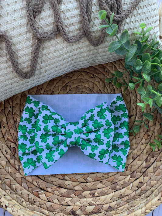 Shamrock Baby Head Wrap