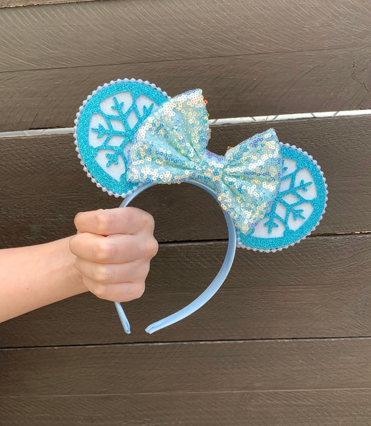Snowflake inspired Mouse ears