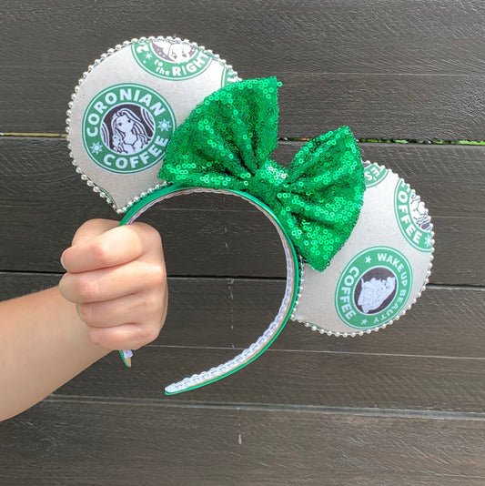 Princess Coffee inspired Mouse ears