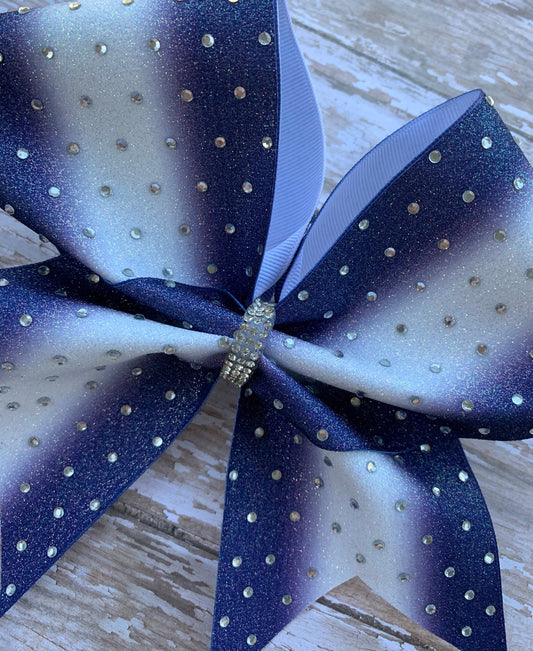Rhinestone sublimated cheer bow