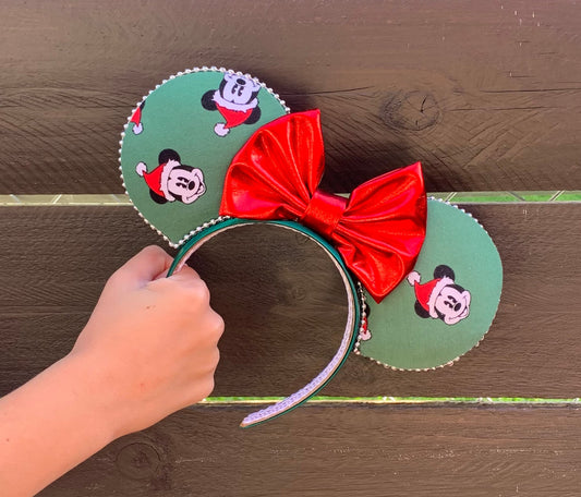 Christmas inspired mouse ears