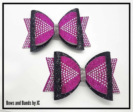 Rhinestone cheer bow, Dolly Bow