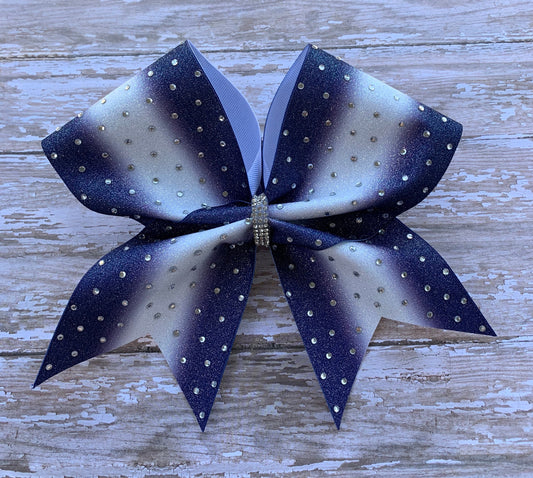 Rhinestone sublimated cheer bow