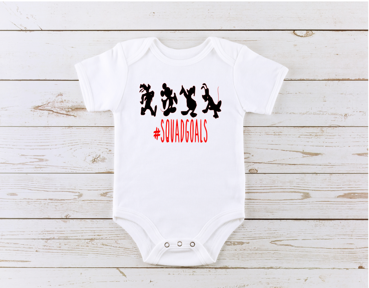 Squad Goals baby bodysuit