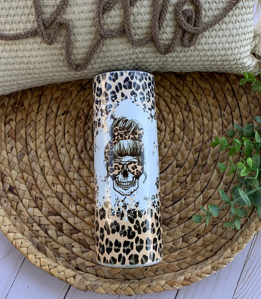 Cheetah Skeleton 20 oz Tumbler