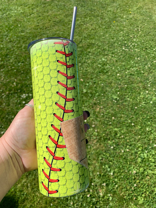 I Like A Little Dirt On My Diamonds, Softball 20 oz Tumbler
