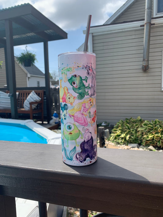 Cartoon 20 oz Tumbler