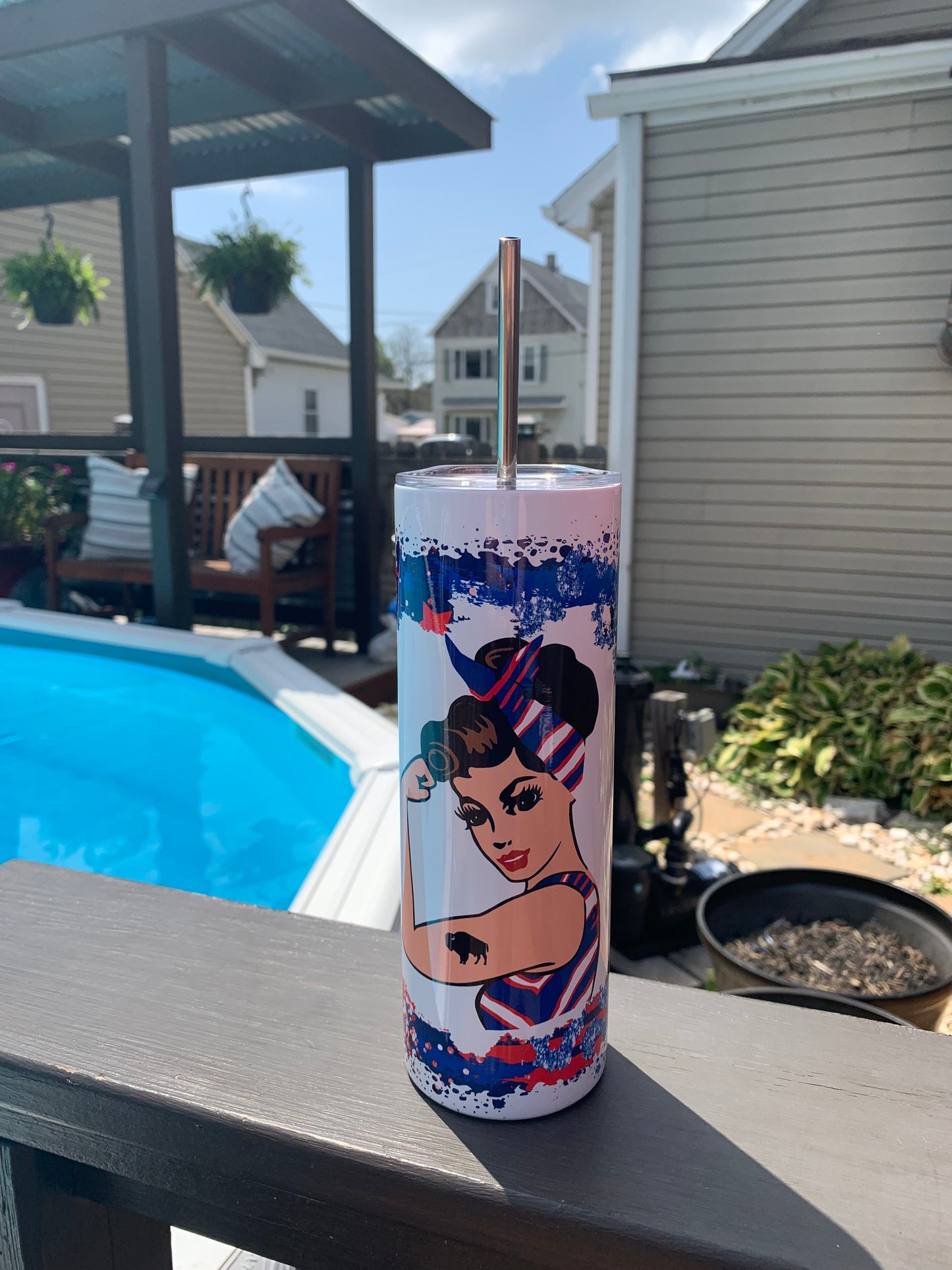 Buffalo Girl 20 oz Tumbler