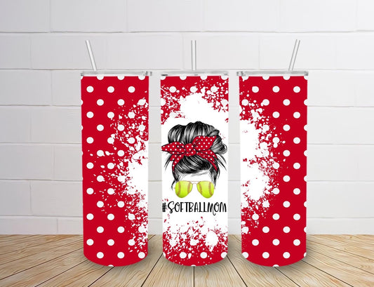 #Softballmom 20 oz Tumbler