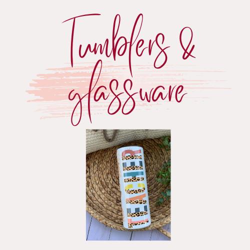 Tumblers and Glassware