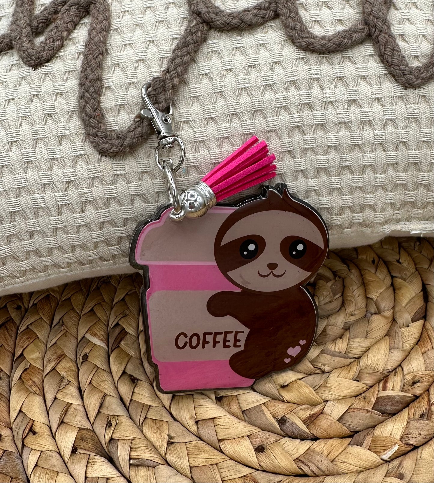 Sloth acrylic Keychain