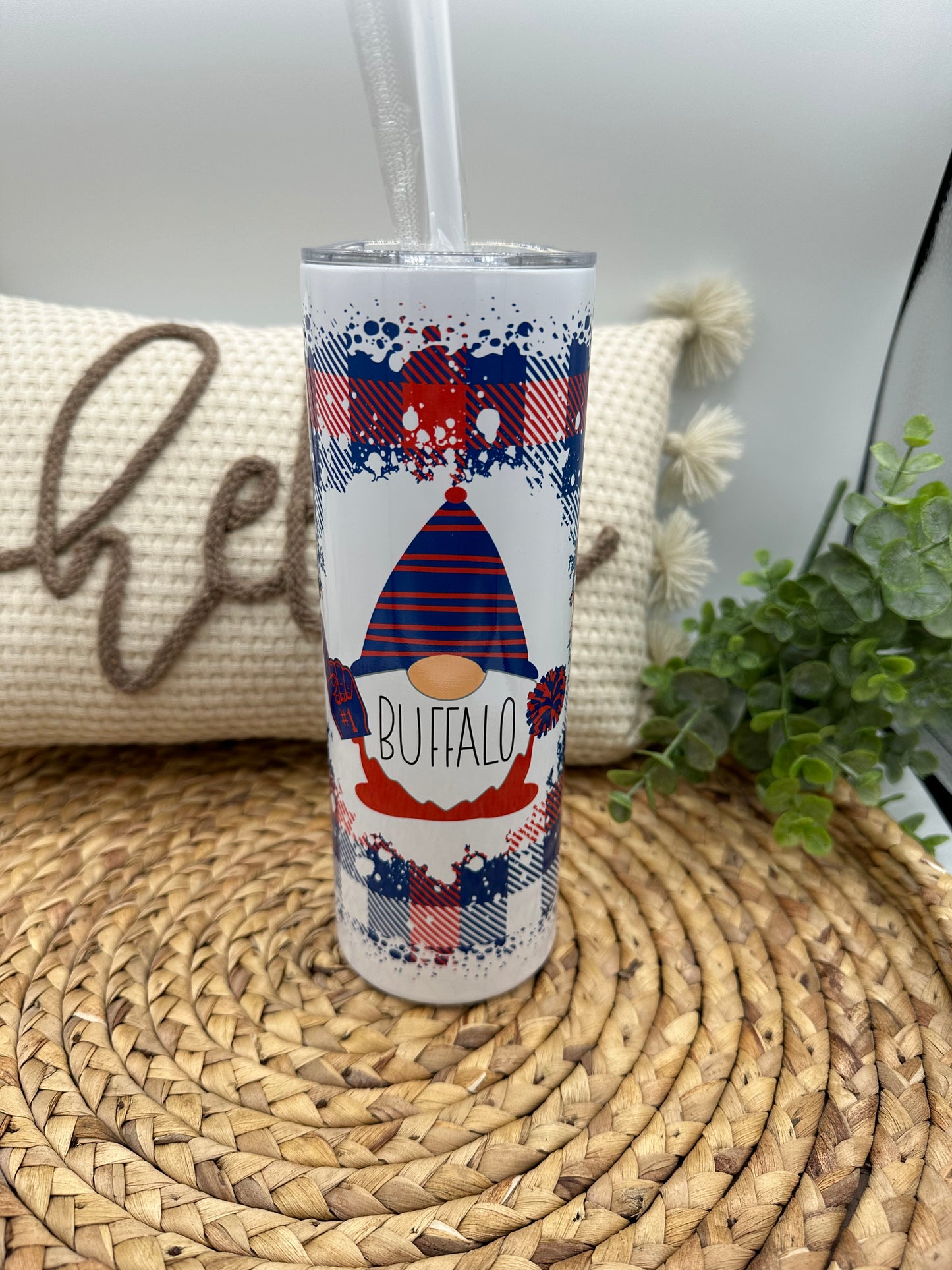 Buffalo Gnome football 20 oz Tumbler