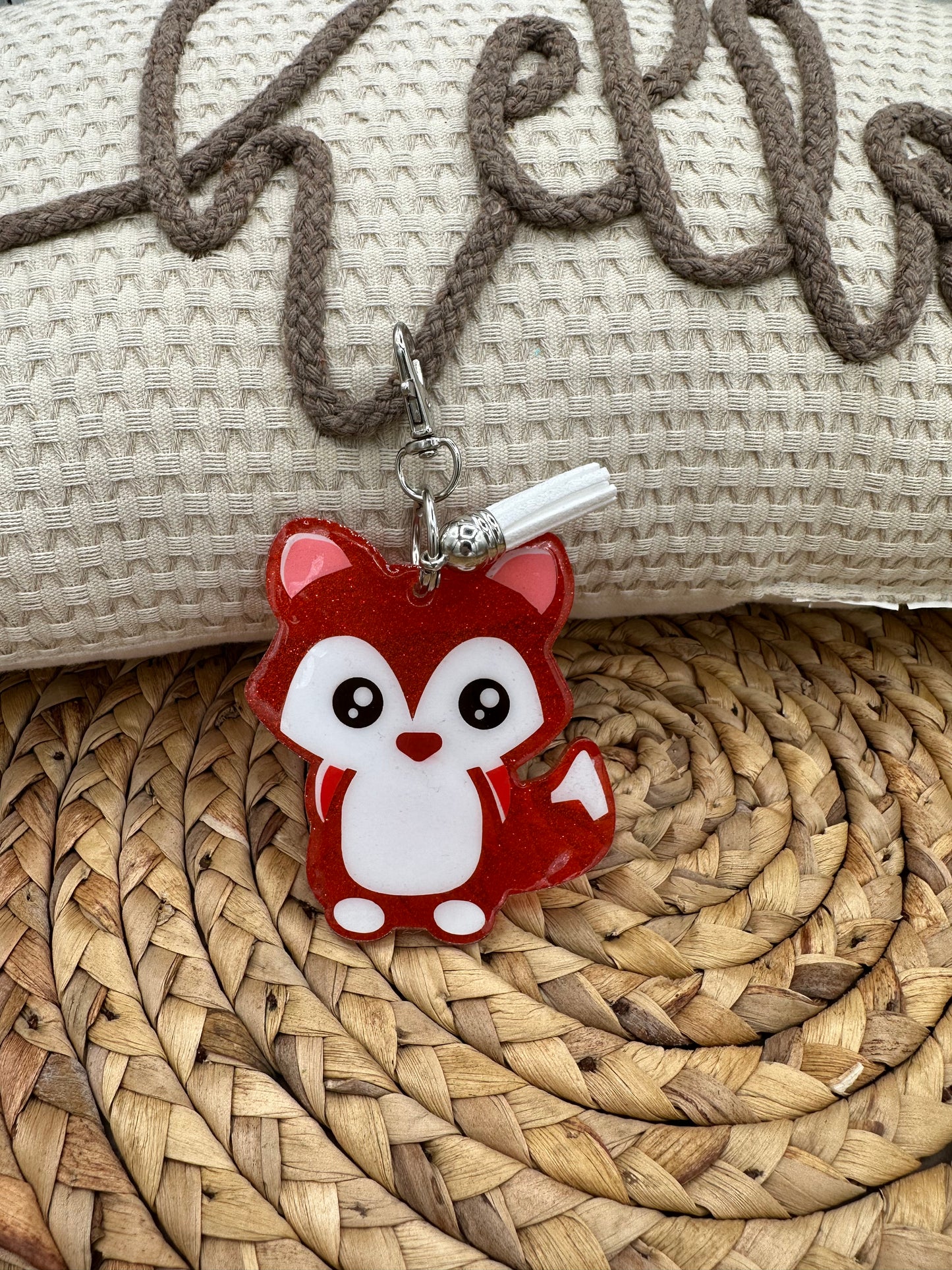 Fox acrylic Keychain