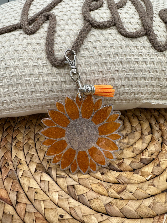 Flower acrylic Keychain