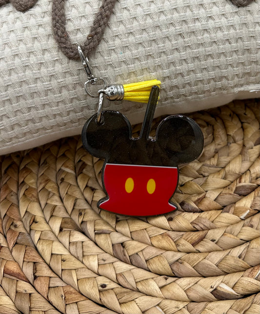 Mouse candy apple acrylic Keychain