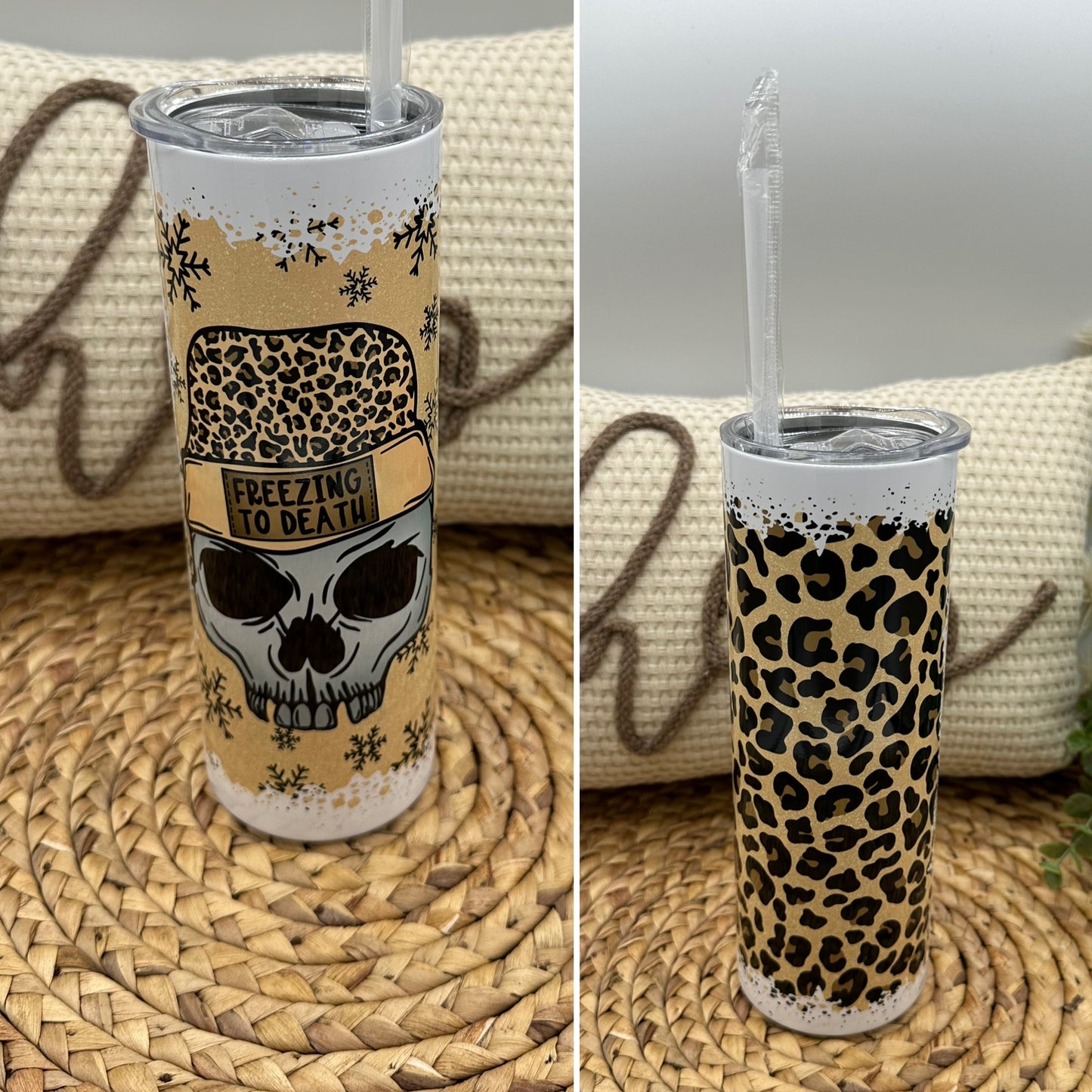 Freezing to death winter 20 oz Tumbler