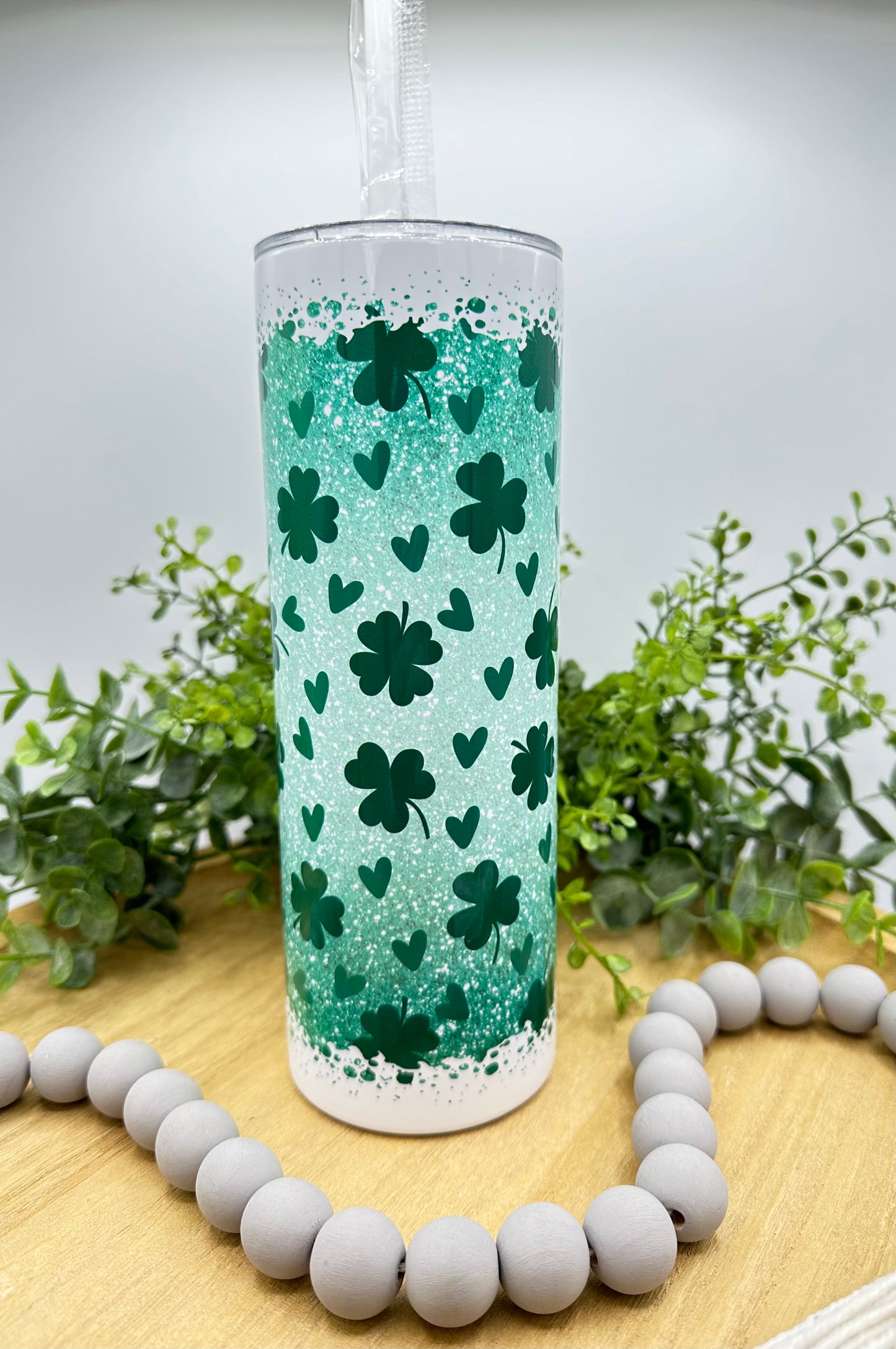 Heart Shamrock 20 oz Tumbler