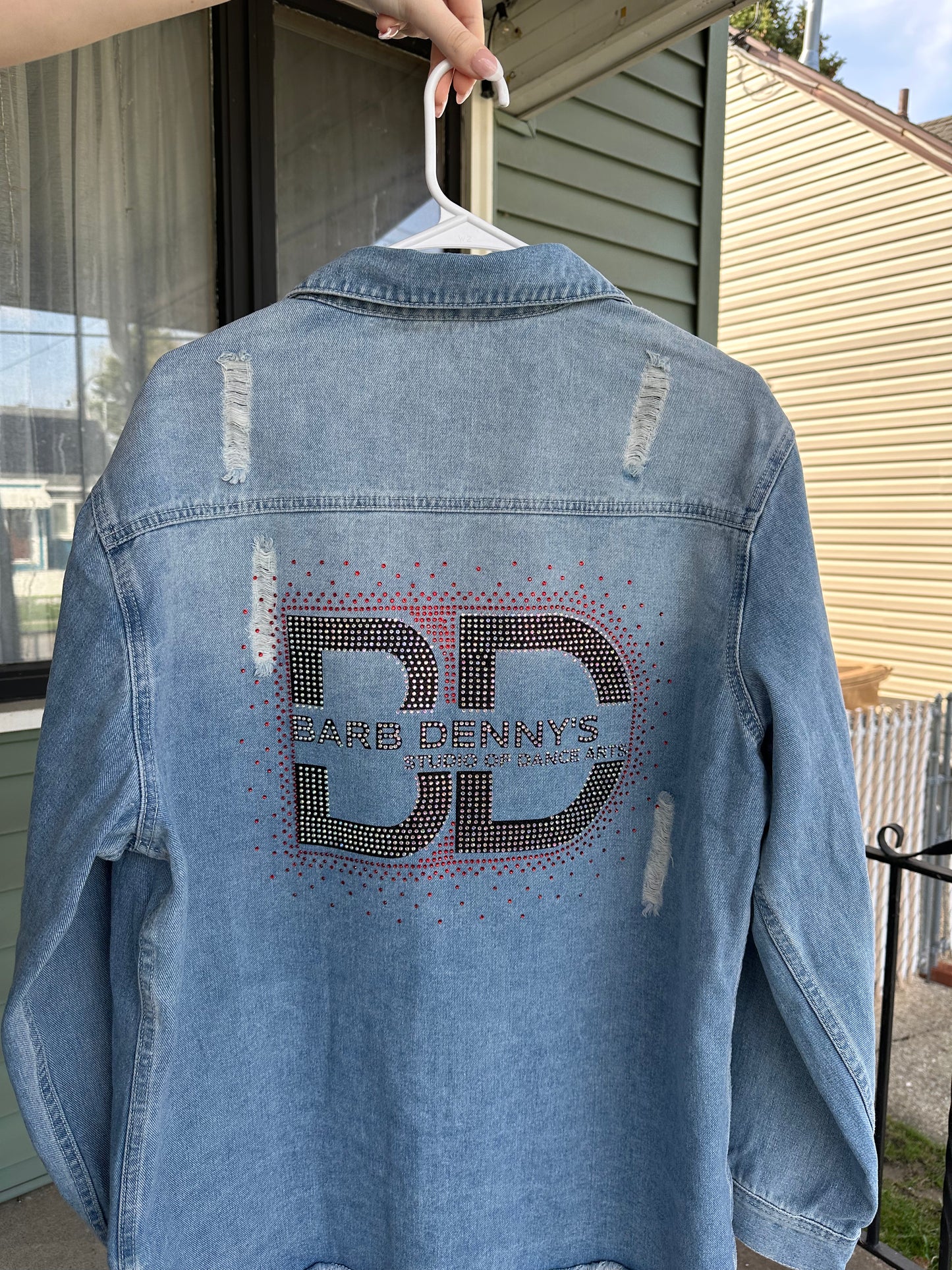 Barb Denny's Studio of Dance Arts Rhinestone Jean Jacket