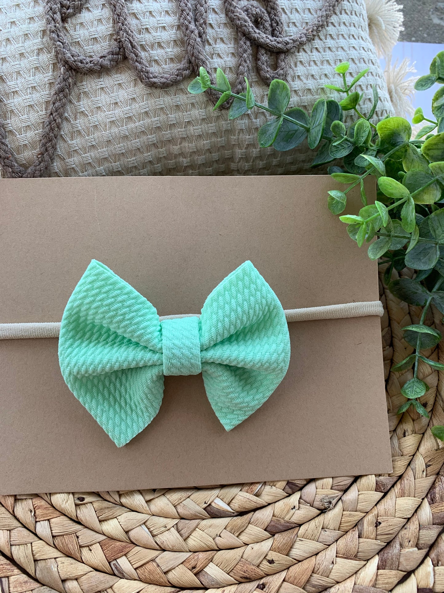 Mint Baby Headband