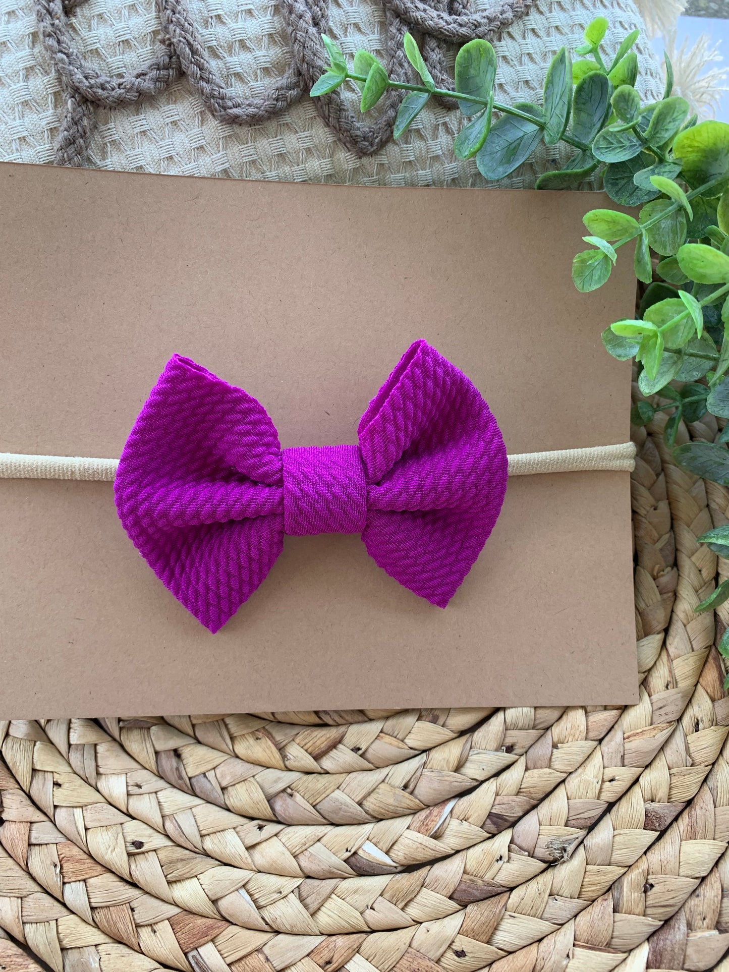 Purple Baby Headband