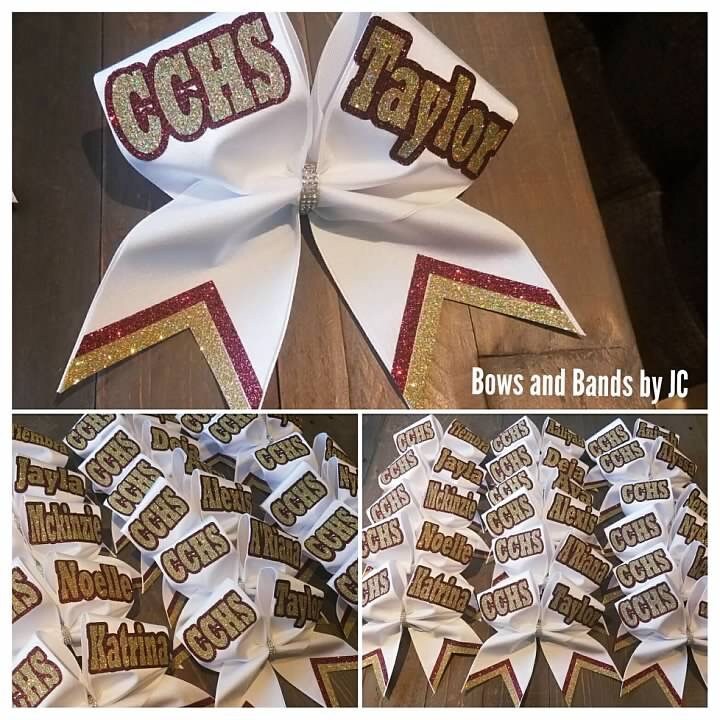 Custom name and team name bow