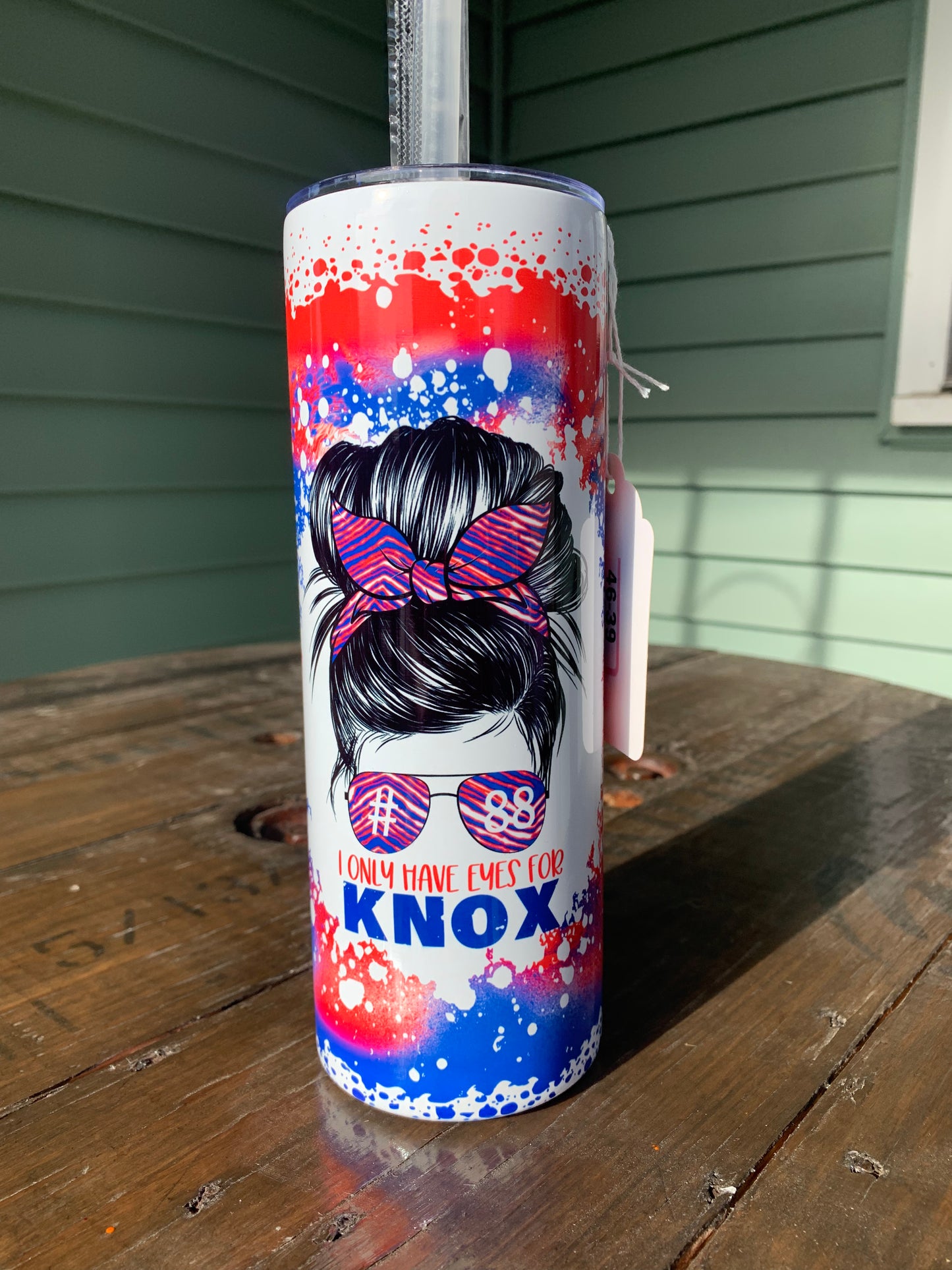 I only have eyes for Knox Buffalo Football 20 oz Tumbler