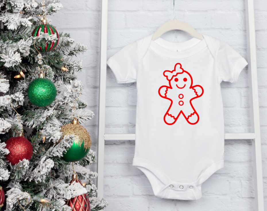 Gingerbread baby bodysuit