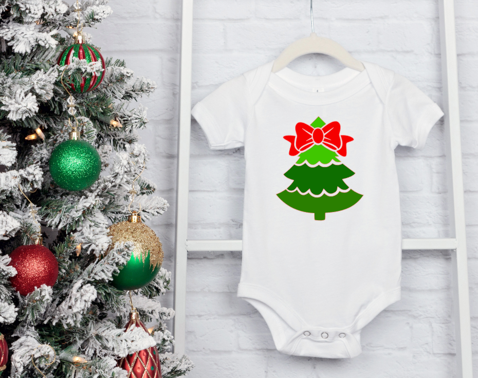 Christmas Tree baby bodysuit