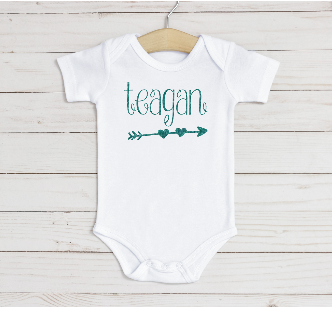 Custom name baby bodysuit