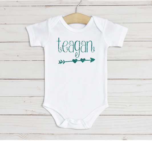 Custom name baby bodysuit