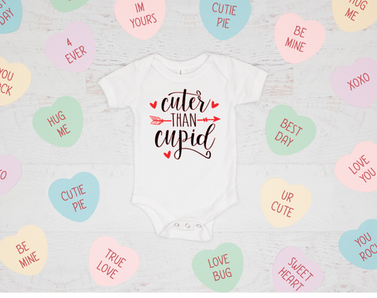 Cuter Than Cupid baby bodysuit