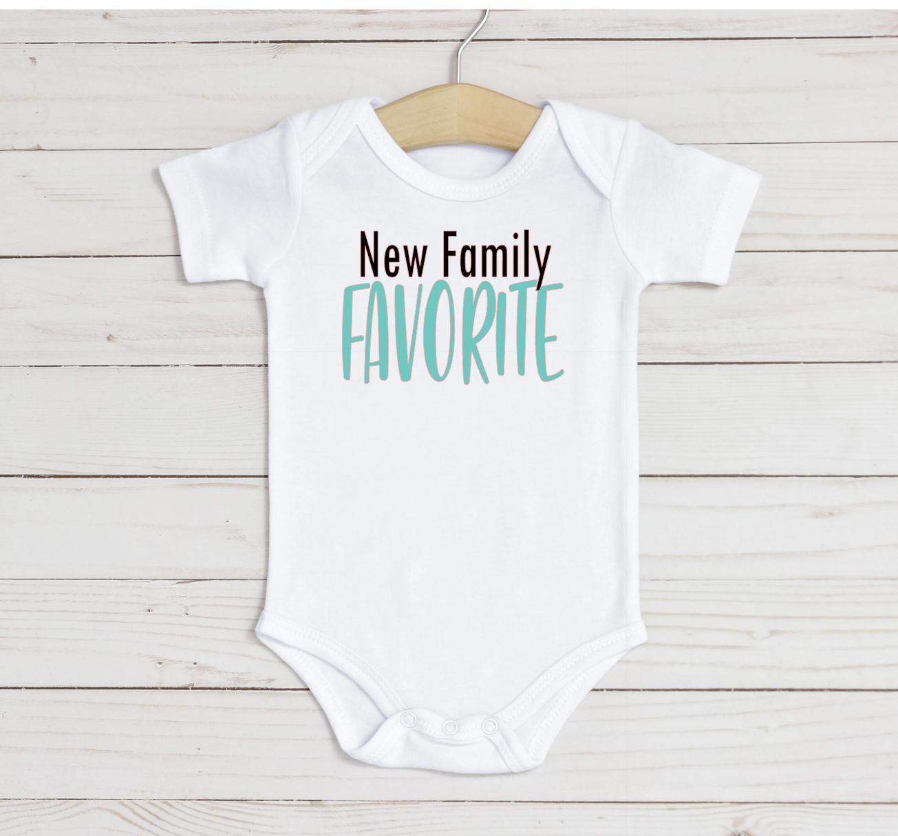 New Family Favorite baby bodysuit