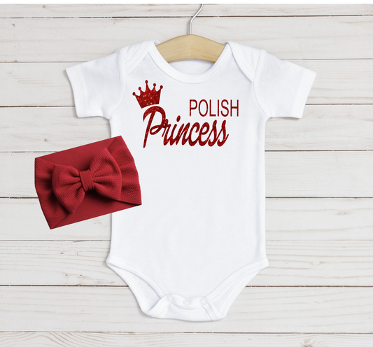 Polish Princess baby bodysuit