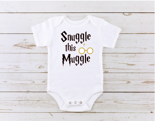 Snuggle this Muggle baby bodysuit