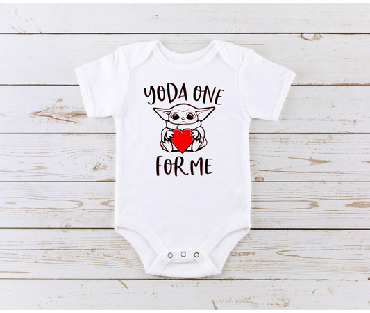 Yo Da One for Me baby bodysuit